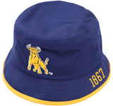 Big Boy Headgear Johnson C. Smith Golden Bulls S150 Unisex Adult Bucket Hat [Navy Blue]