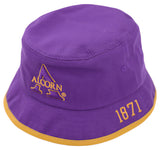 Big Boy Headgear Alcorn State Braves S150 Unisex Adult Bucket Hat [Purple]