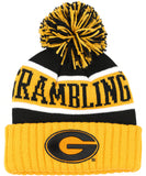 Big Boy Headgear Grambling State Tigers S256 Unisex Adult Beanie With Ball [Gold]