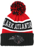Big Boy Headgear Clark Atlanta Panthers S256 Unisex Adult Beanie With Ball [Black]