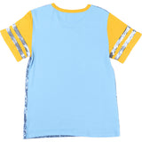Big Boy Headgear Southern Jaguars S8 Womens Sequin Tee [Sky Blue]