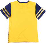Big Boy Headgear Johnson C. Smith Golden Bulls S8 Womens Sequin Tee [Gold]