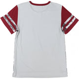 Big Boy Headgear North Carolina Central Eagles S8 Womens Sequin Tee [Grey]
