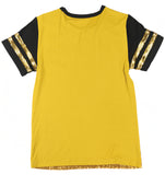Big Boy Headgear Alabama State Hornets S8 Womens Sequin Tee [Gold]