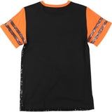 Big Boy Headgear Florida A&M Rattlers S8 Womens Sequin Tee [Black]