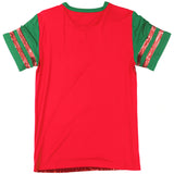 Big Boy Headgear Mississippi Valley State Delta Devils S8 Womens Sequin Tee [Red]