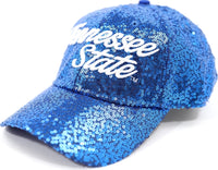 Big Boy Tennessee State Tigers S141 Ladies Sequins Cap [Royal Blue]