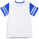 Big Boy Headgear Tennessee State Tigers S8 Womens Sequin Tee [White]