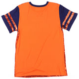 Big Boy Headgear Langston Lions S8 Womens Sequin Tee [Orange]