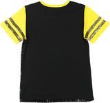 Big Boy Headgear Bowie State Bulldogs S8 Womens Sequin Tee [Black]