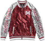 Big Boy Headgear Morehouse Maroon Tigers S6 Womens Sequin Jacket [Maroon]