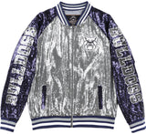 Big Boy Headgear Butler Bulldogs S6 Womens Sequin Jacket [Silver]