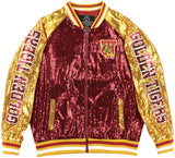 Big Boy Headgear Tuskegee Golden Tigers S6 Womens Sequin Jacket [Crimson]