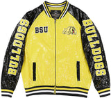 Big Boy Headgear Bowie State Bulldogs S6 Womens Sequin Jacket [Gold]