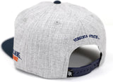 Big Boy Virginia State Trojans S142 Mens Snapback Cap [Grey]
