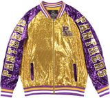 Big Boy Headgear Prairie View A&M Panthers S6 Womens Sequin Jacket [Gold]