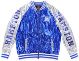 Big Boy Headgear Hampton Pirates S6 Womens Sequin Jacket [Royal Blue]