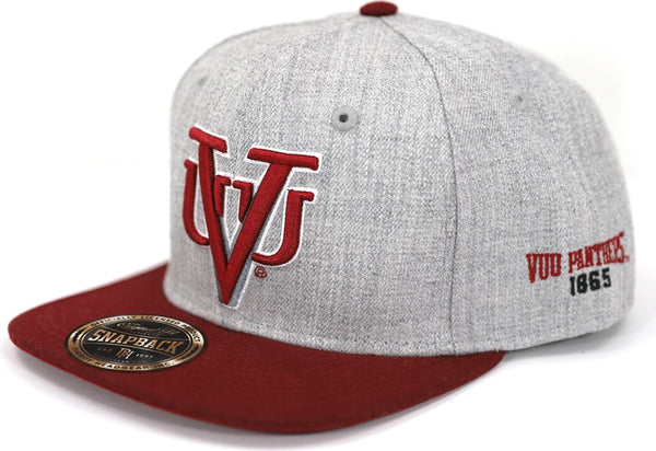 Big Boy Virginia Union Panthers S142 Mens Snapback Cap [Grey]