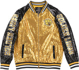 Big Boy Headgear Arkansas At Pine Bluff Golden Lions S6 Womens Sequin Jacket [Gold]