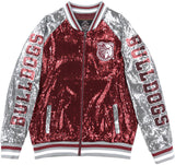 Big Boy Headgear Alabama A&M Bulldogs S6 Womens Sequin Jacket [Maroon]