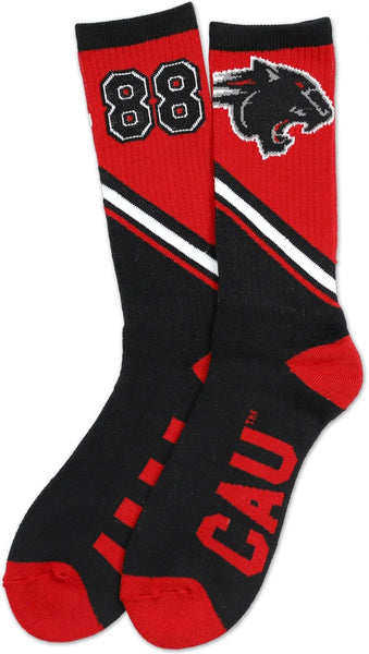 Big Boy Clark Atlanta Panthers S3 Athletic Mens Socks [Black]