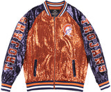 Big Boy Headgear Virginia State Trojans S6 Womens Sequin Jacket [Orange]