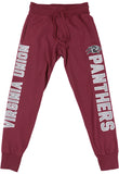 Big Boy Headgear Virginia Union Panthers S6 Womens Sweatpants [Maroon]