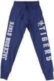 Big Boy Headgear Jackson State Tigers S6 Womens Sweatpants [Navy Blue]