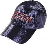 Big Boy Headgear South Carolina State Bulldogs S146 Womens Sequin Cap [Navy Blue]