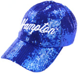 Big Boy Headgear Hampton Pirates S146 Womens Sequin Cap [Royal Blue]