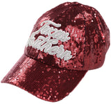 Big Boy Headgear Texas Southern Tigers S146 Womens Sequin Cap [Maroon]
