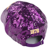 Big Boy Headgear Prairie View A&M Panthers S146 Womens Sequin Cap [Purple]