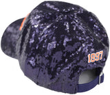 Big Boy Headgear Langston Lions S146 Womens Sequin Cap [Navy Blue]