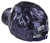 Big Boy Headgear Jackson State Tigers S146 Womens Sequin Cap [Navy Blue]