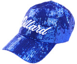 Big Boy Headgear Dillard Bleu Devils S146 Womens Sequin Cap [Royal Blue]