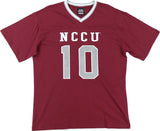 Big Boy Headgear North Carolina Central Eagles S1 Womens Loose Fit V-Neck Short Sleeve Tee [Maroon]
