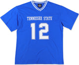 Big Boy Headgear Tennessee State Tigers S1 Womens Loose Fit V-Neck Short Sleeve Tee [Royal Blue]
