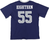 Big Boy Headgear Butler Bulldogs S1 Womens Loose Fit V-Neck Short Sleeve Tee [Navy Blue]
