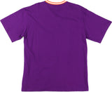 Big Boy Headgear Edward Waters Tigers S1 Womens Loose Fit V-Neck Short Sleeve Tee [Purple]