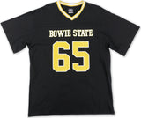 Big Boy Headgear Bowie State Bulldogs S1 Womens Loose Fit V-Neck Short Sleeve Tee [Black]