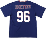 Big Boy Headgear South Carolina State Bulldogs S1 Womens Loose Fit V-Neck Short Sleeve Tee [Navy Blue]