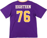 Big Boy Headgear Prairie View A&M Panthers S1 Womens Loose Fit V-Neck Short Sleeve Tee [Purple]