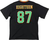 Big Boy Headgear Florida A&M Rattlers S1 Womens Loose Fit V-Neck Short Sleeve Tee [Black]
