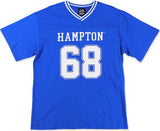 Big Boy Headgear Hampton Pirates S1 Womens Loose Fit V-Neck Short Sleeve Tee [Royal Blue]