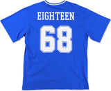 Big Boy Headgear Hampton Pirates S1 Womens Loose Fit V-Neck Short Sleeve Tee [Royal Blue]