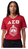 Big Boy Headgear Delta Sigma Theta Divine 9 S17 Womens Football Jersey [Red]