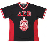 Big Boy Headgear Delta Sigma Theta Divine 9 S17 Womens Football Jersey [Black]