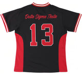 Big Boy Headgear Delta Sigma Theta Divine 9 S17 Womens Football Jersey [Black]