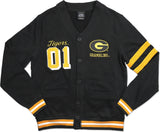 Big Boy Grambling State Tigers Mens Lightweight Cardigan [Black]