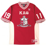 Big Boy Headgear Kappa Alpha Psi Divine 9 S17 Mens Football Jersey [Crimson]